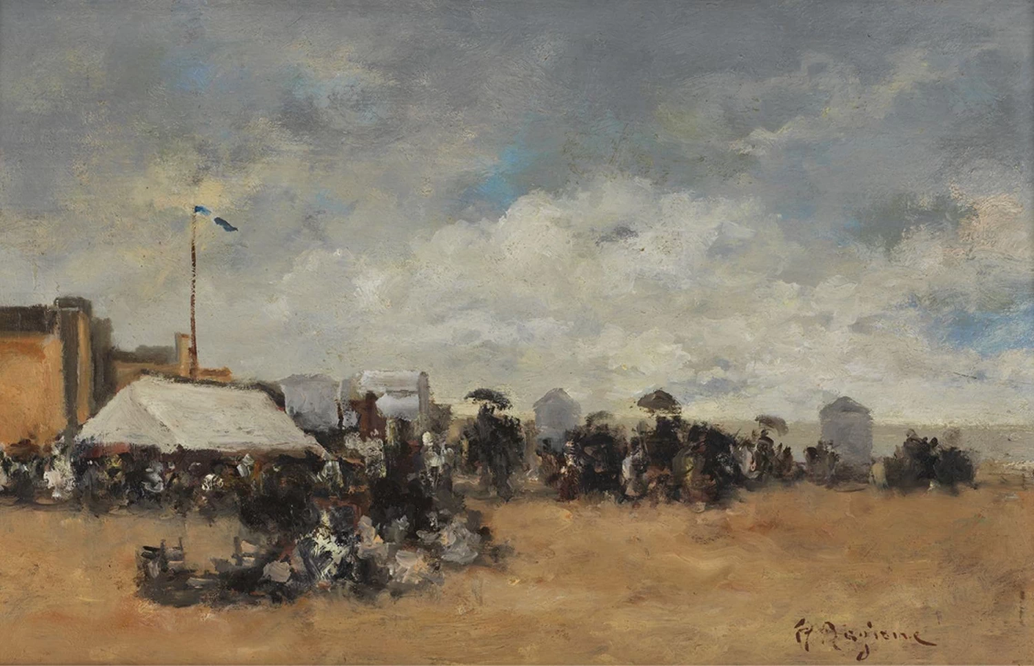Scena della spiaggia
